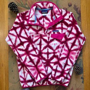 🌈 RARE PATAGONIA Tie Dye Synchilla Fleece